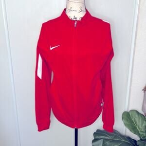 Nike Men's Red & White Athletic Soccer Jacket size Medium